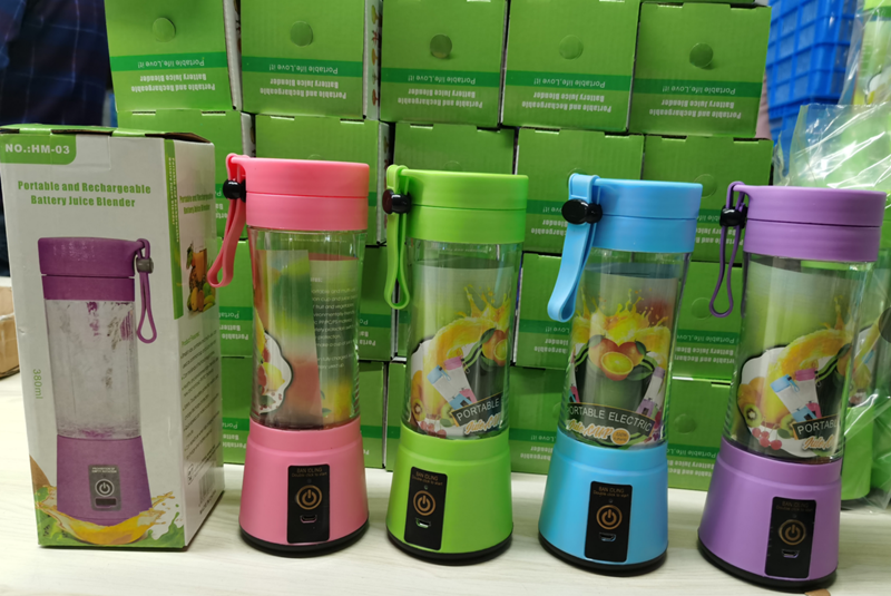 Portable Blender With USB Rechargeable Mini Kitchen Fruit Juice Mixer ...