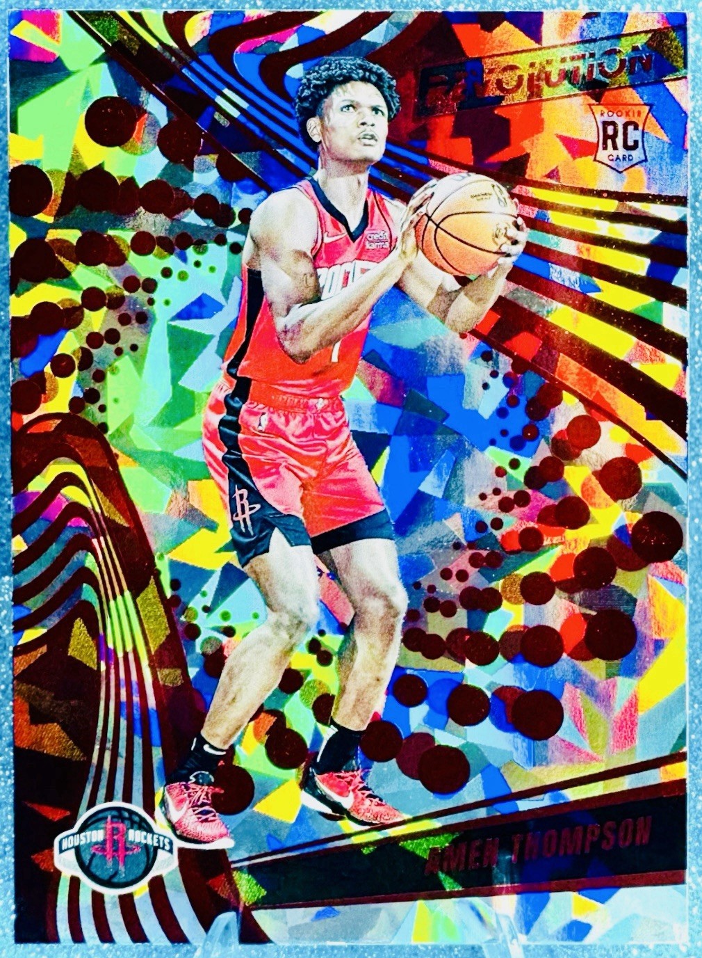 2023-24 Panini Revolution Amen Thompson #101 Chinese New Year RC SP