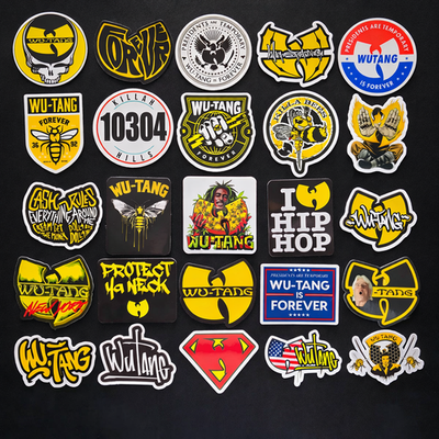 #ad Wu Tang Clan Vinyl Stickers Rap Hip Hop Graffiti Protect Ya Neck Shaolin Street $3.00