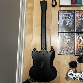 Sony PlayStation 2 PS2 Silver SCPH-77001 Console Bundle - Games & Guitars Tested