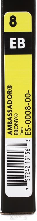 Remo Ebony Ambassador Drumhead - 8"