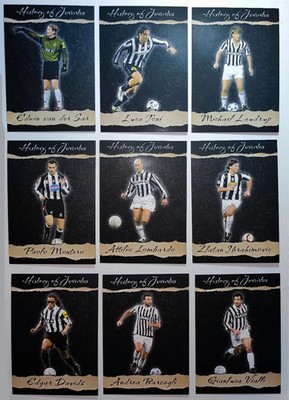 HISTORY OF JUVENTUS SOCCER STARS ALEGO Collectible cards Buffon NOT SEND TO USA