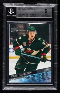 2020-21 Upper Deck Young Guns Kirill Kaprizov #451 BGS 9 MINT Rookie RC