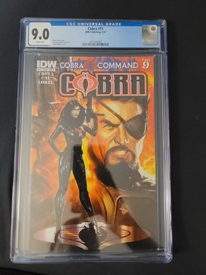 COBRA #11 - IDW PUBLISHING, 3/12 - 9.0 CGC UNIVERSAL GRADE