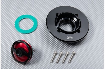 Benzinklappe Tankdeckel Schnell rot für Motorrad Morini Corsaro ZZ 12-18