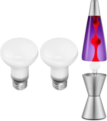 2-Pack 100W Lava Lamp Bulb, R20 Reflector E26 Base, AC 120V Lava Lamp Light B...