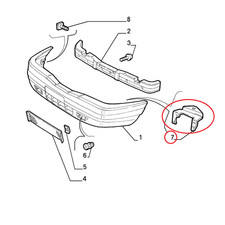Pare-choc avant Lancia KAPPA