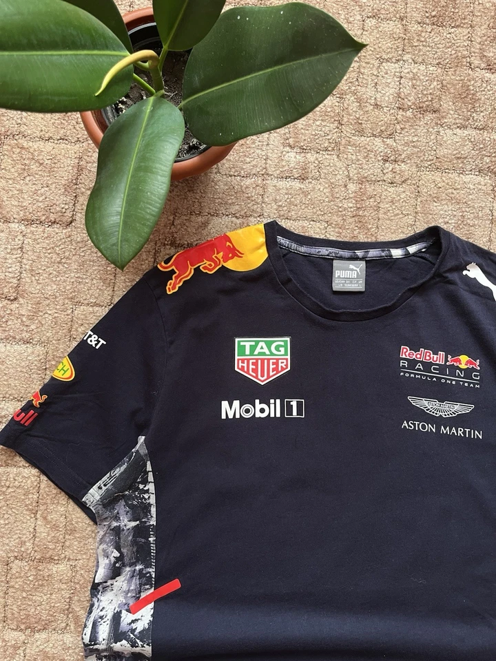 Camiseta Puma Red Bull Formula One Team Racing Bentley Streetwear Talla L Para Hombre Foto 3 de 4
