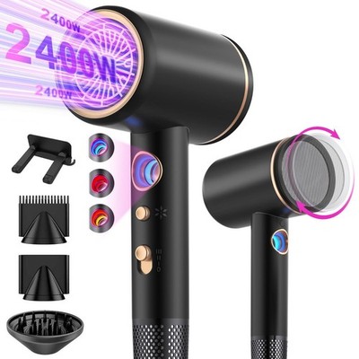 Fön Haartrockner Föhn Ionen Haare Dryer mit Diffusor 2400W AC Motor Hair Dryer