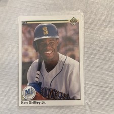 Upper Deck 1990 Ken Griffey Jr Rookie #156 Seattle Mariners Baseball Card