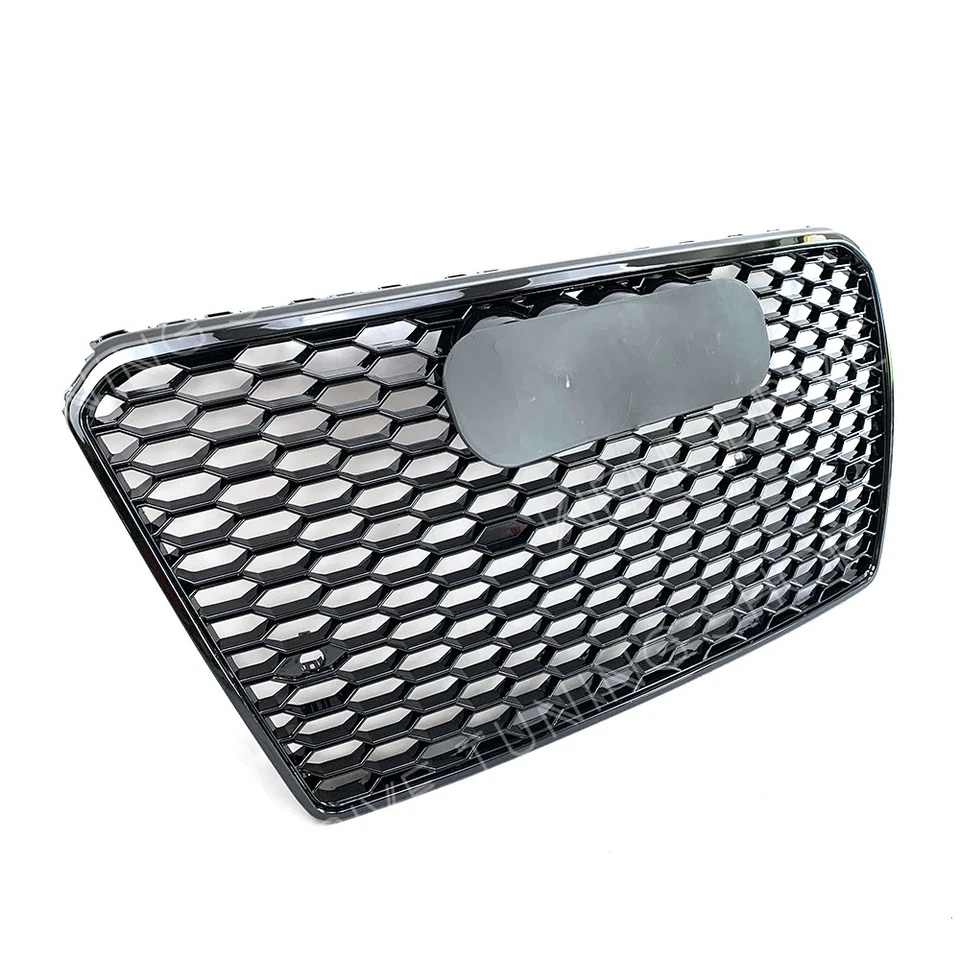 Honeycomb Sport Mesh Rs7 Style Hex Grille Grill Black For 2011-14 Audi A7/S7 4G Foto 4 de 4