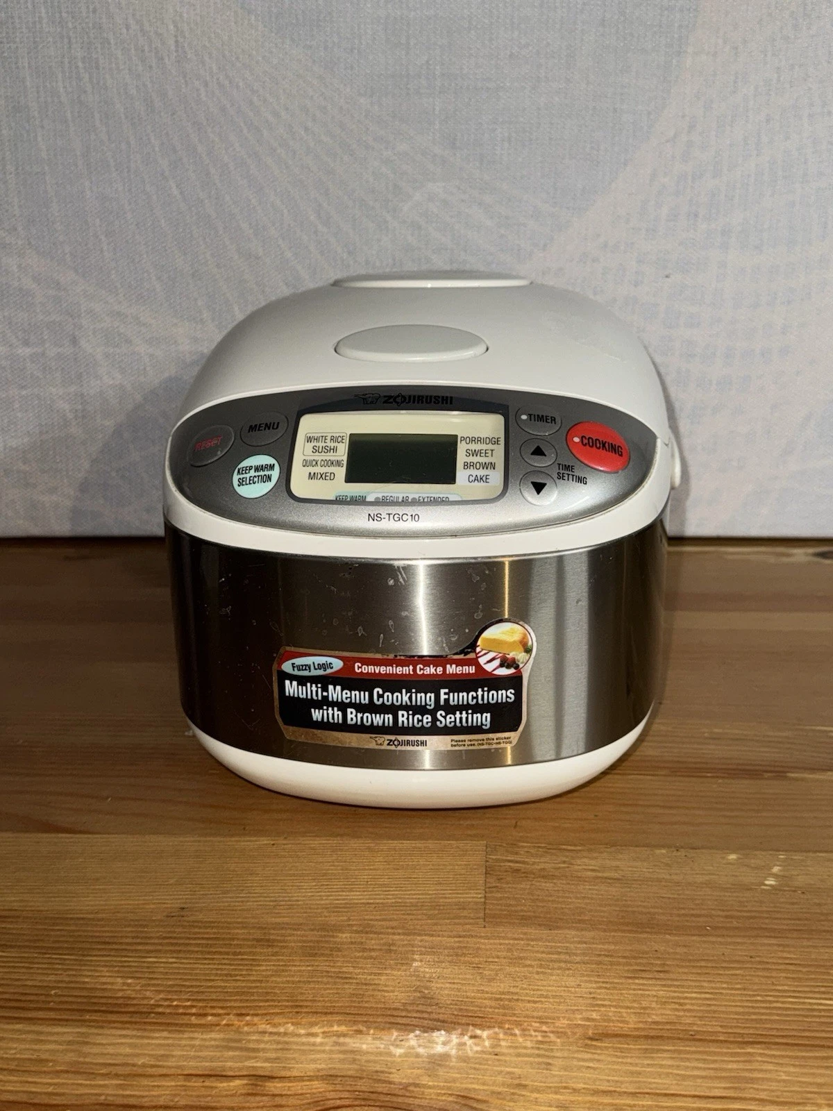 Zojirushi NS-TGC10 5-Cup Rice Cooker And Warmer