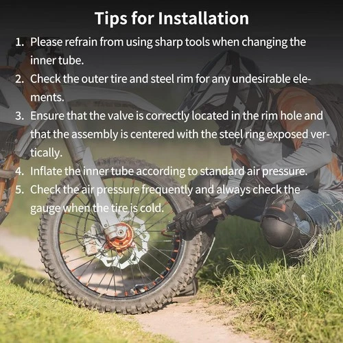 2.50 - 10" 2.5-10 2.50x10 Inner Tube For Honda CRF50F XR50R Dirt Pit Bike Tire - Picture 4 of 10