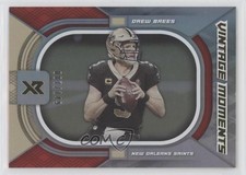 2021 Panini XR Vintage Moments Red 87/149 Drew Brees #VM-1 0mm3