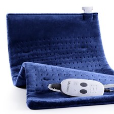 Massaging Weighted Heating Pad for Back Pain Relief,Heating Pads for Neck, Sh...