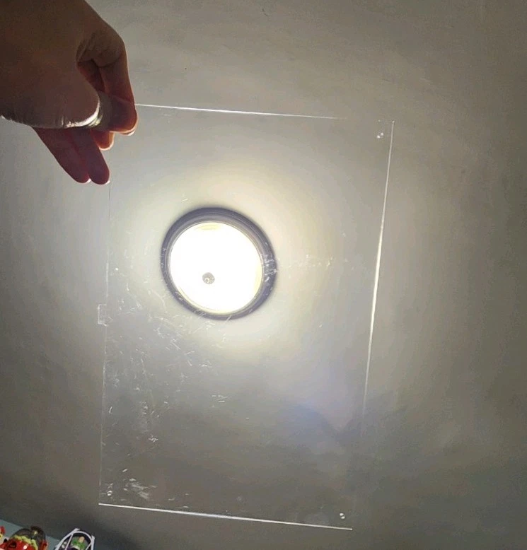 Acrylic Display case  11x7.125x8 USED READ DESCRIPTION - Image 4 of 4