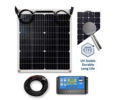 Best 30w Flexible Solar Panel Kit PV Photo-voltaic Boat Marine Caravan White