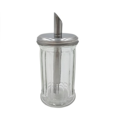 Lily Cook Sucrier Doseur Transparentes Glas Küche 7,5 x 7,5 x 15 Set