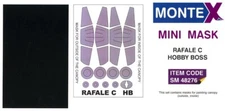 Montex 1/48 DASSAULT RAFALE C CANOPY PAINT MASK Hobby Boss