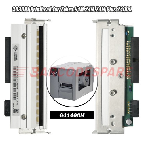 G41400M Printhead for Zebra S4M Z4M Z4M Plus Z4000 Thermal 203dpi Printer US