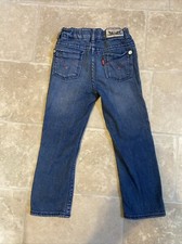 Levi  s silver tab adjustable toddler girl denim jeans Hearts 3t Slim/Straight