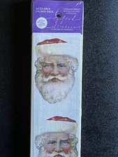 John Grossman St. NICK SANTA FACE Stickers The Gifted Line 2 Sheets Vintage 1985