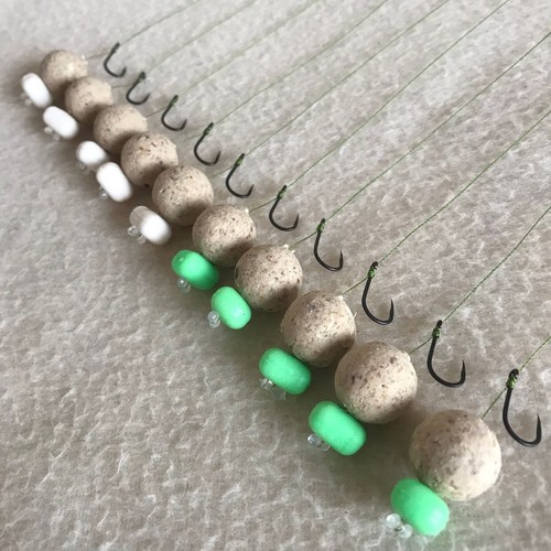 10 X HAARRIGS BELADEN MIT 15 mm DYNAMITKÖDERN WEISS CHOC KOKOSNUSSCREME BOILIES - Bild 2 von 4