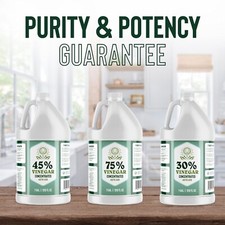 30% Vinegar - 1 Gallon - Concentrated Acetic Acid - Cleaner Vinegar