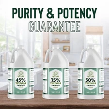 30% Vinegar - 1 Gallon - Concentrated Acetic Acid - Cleaner Vinegar