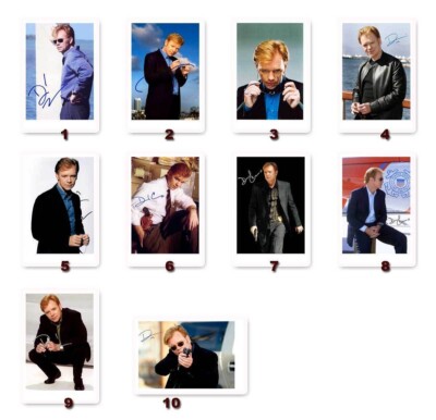 David Caruso als Lieutenant Horatio Caine aus CSI: Miami - Autogrammfoto Auswahl