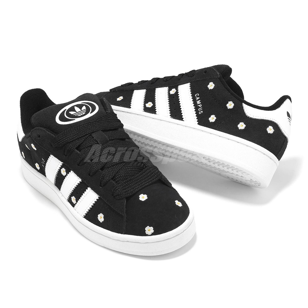 adidas Originals Campus 00s Black White Floral Embroidery adidas Originals Campus 00s Black White Floral Embroidery