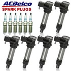 6x ACDelco Iridium Spark Plugs & 6x MK Ignition Coils For Chevrolet GMC Cadillac