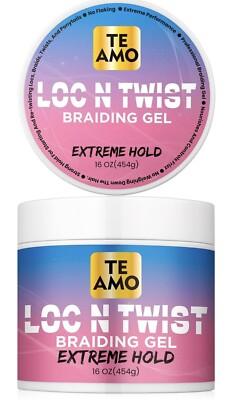 LOC N TWIST Braiding Gel - EXTREME HOLD by TE AMO
