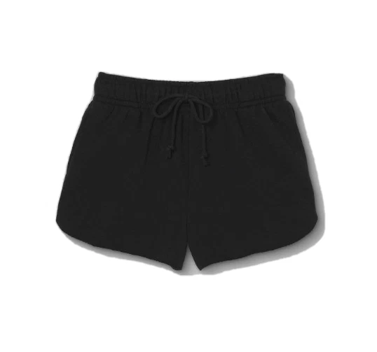 Unisex High Rise Black Dolphin Shorts Wild Fable Size L