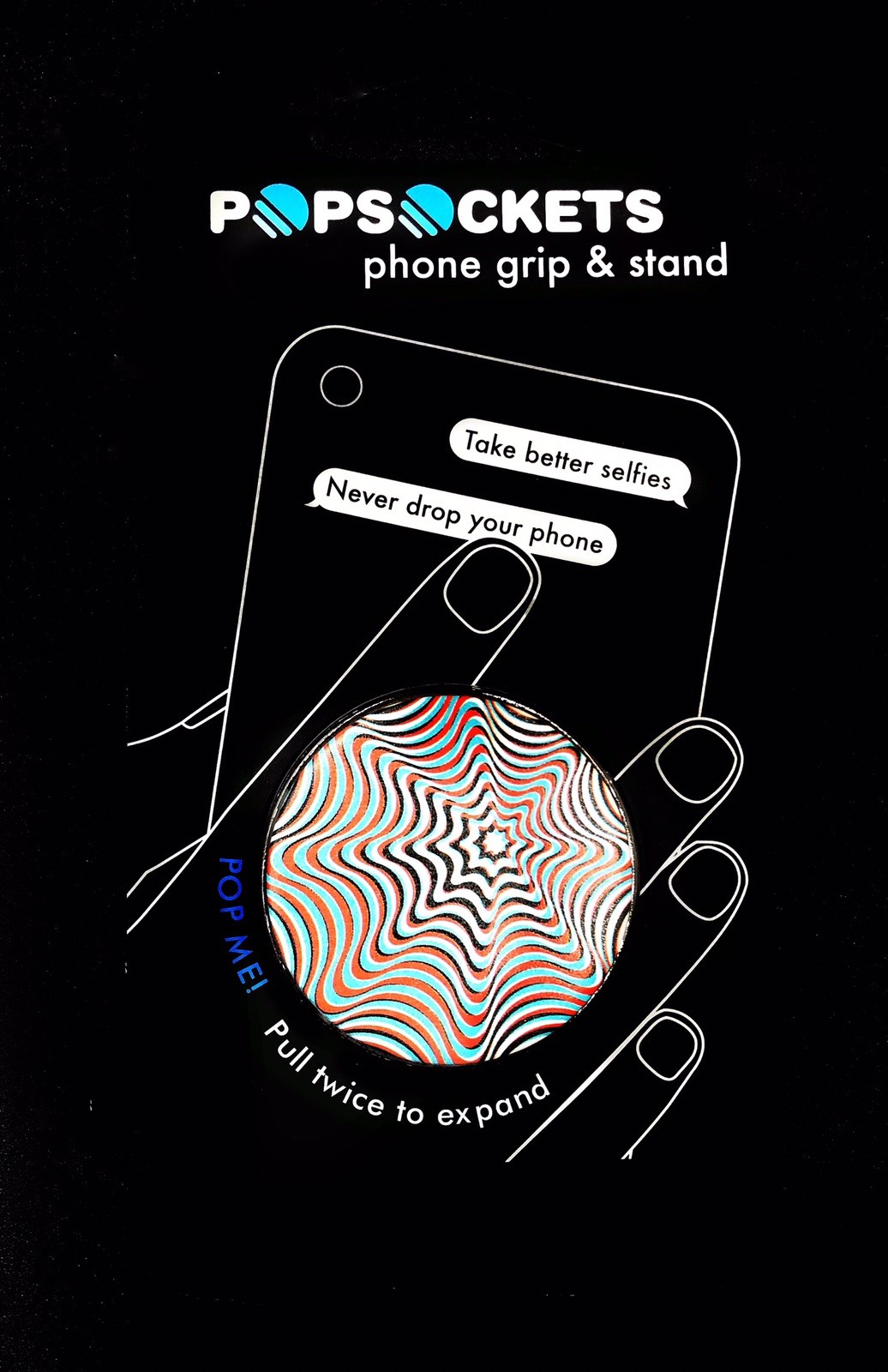 Authentic PopSockets Radiate PopSocket Pop Socket Phone Holder Grip Stand-image