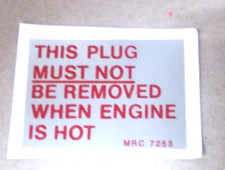 range rover classic do not remove hot decal soft and hard dash 3.9 4.2