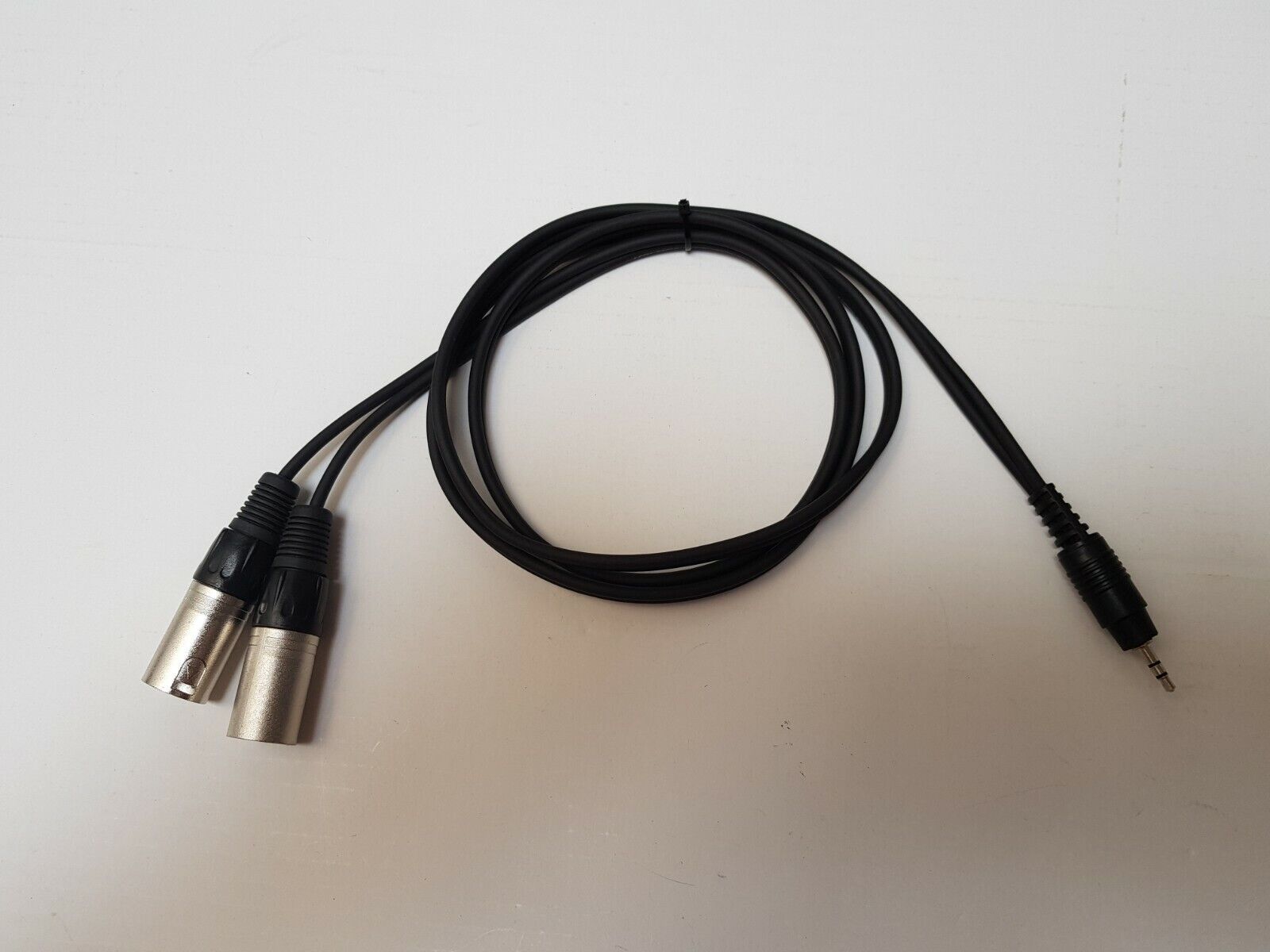 Adapter Kabel 2x XLR Male Mini Klinke 3,5mm für Smartphone 3m MP3 Player Neu