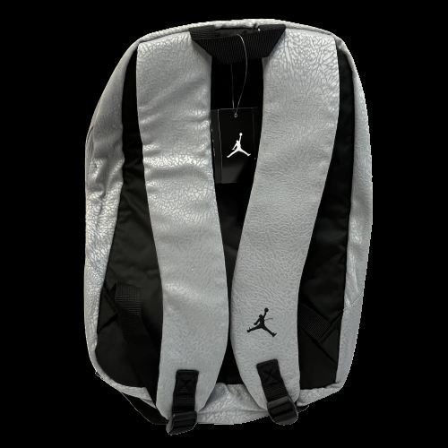 Nike Jordan Jumpman Backpack Unisex Metal Silver Gray Laptop Bag
