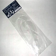 Fairgate Three Clear French Curve Set #10-000