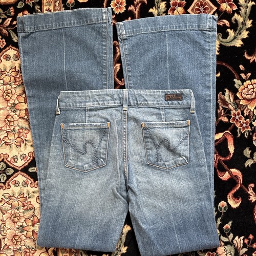 Citizens of Humanity Jeans Women's Faye Stretch Low Waist Full Leg Flare Sz. 26 - Picture 10 of 10