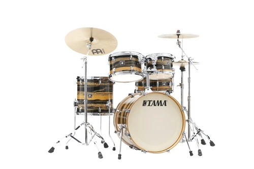 Tama CK52KR-NET Superstar Classic Natural Ebony Tiger Wrap - Drum-Set + Hardware