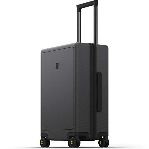 20-Inch Grey Airline-Approved Rolling Carry-On Luggage