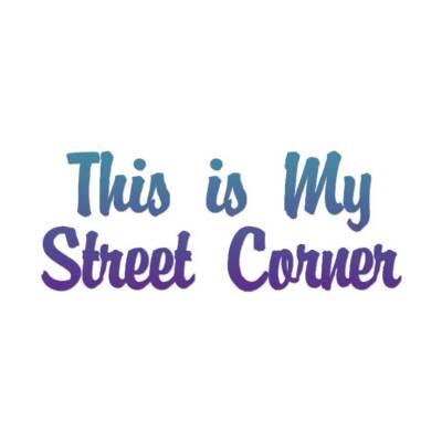 This My Street Corner - Decal Sticker - Multiple Patterns & Sizes - ebn3444