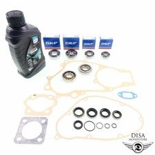 3 Gang Motor Lager Set + Simmerring + Getriebeöl für Kreidler Florett LH LF RS