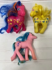 Vintage 1987-1988 My Little Pony 3 Piece LOT