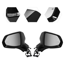 For 2019-2022 Cadillac XT4 Power Heated Mirrors BSM Rear View Mirrors LH+RH Pair