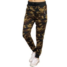 SOFT Camouflage Joggers Pants leggings brushed Camo pockets Army Military SM-L/X