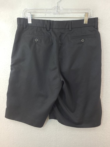 Cutter & Buck Mens 32 Black Pleated DryTec Luxe Golf Shorts - Picture 5 of 10