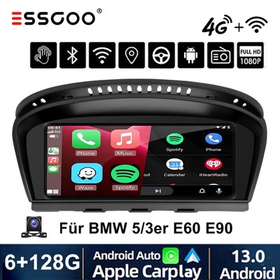 8,8'' Android 13 Autoradio GPS Nav KAM 6+128G für BMW E60 E61 E63 E64 E90 E91 CCC