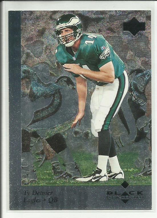1997 Upper Deck Black Diamond #84 Ty Detmer Philadelphia Eagles